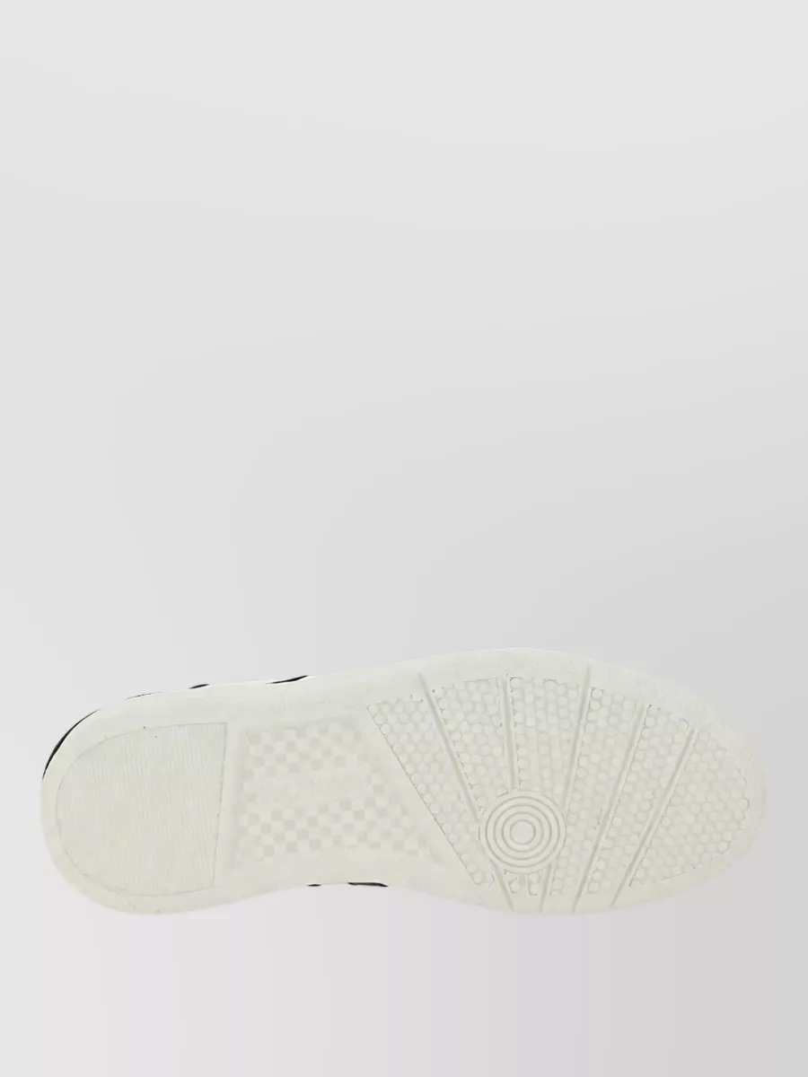 Lanvin Leather Lace-Up Sneakers