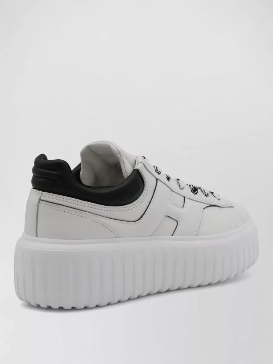 Hogan Platform Sneakers Featuring Textured Outsole
