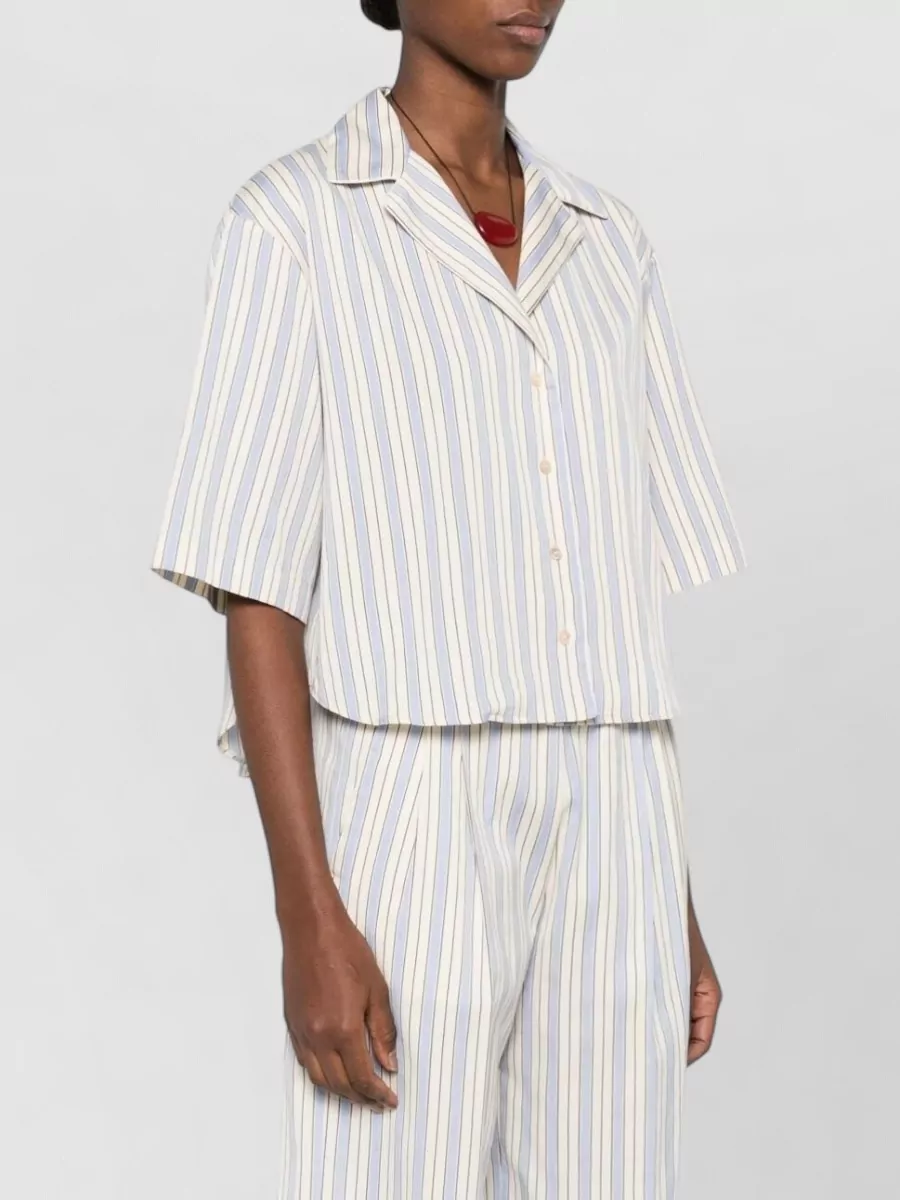 Forte Forte Striped Short-Sleeve Shirt