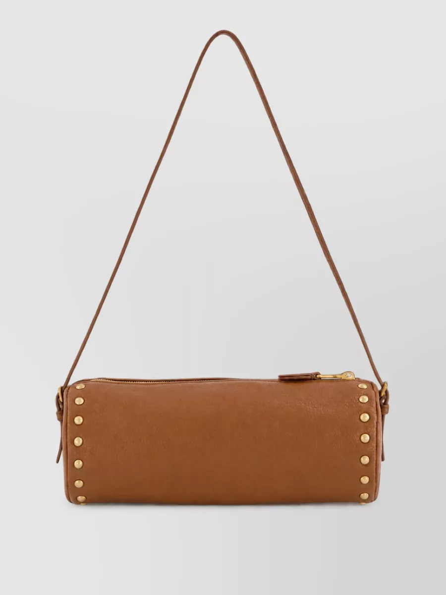 Miu Miu Matelassé Leather Studded Clutch Bag