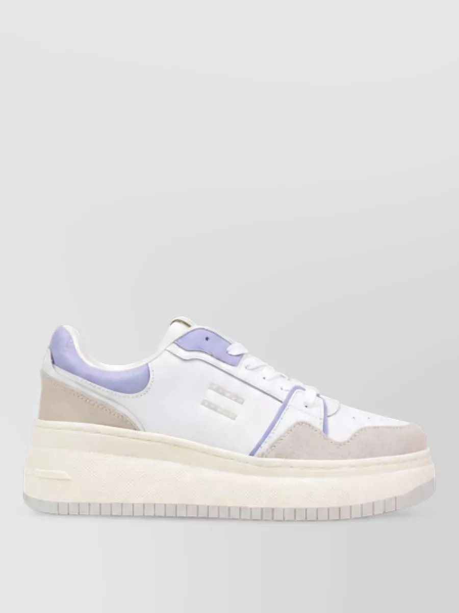 Tommy Hilfiger suede leather chunky sneakers