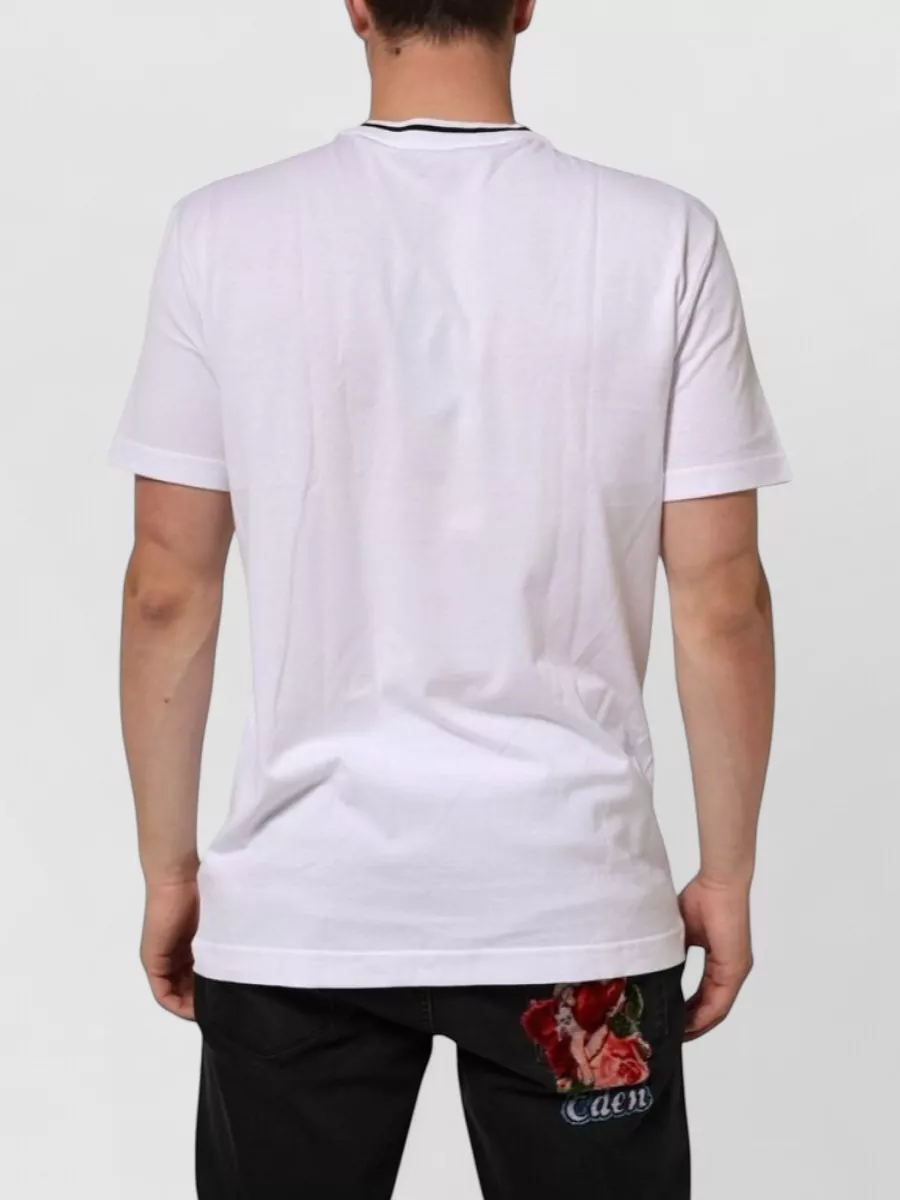 Dolce&Gabbana Cotton Graphic Print Short Sleeve T-Shirt