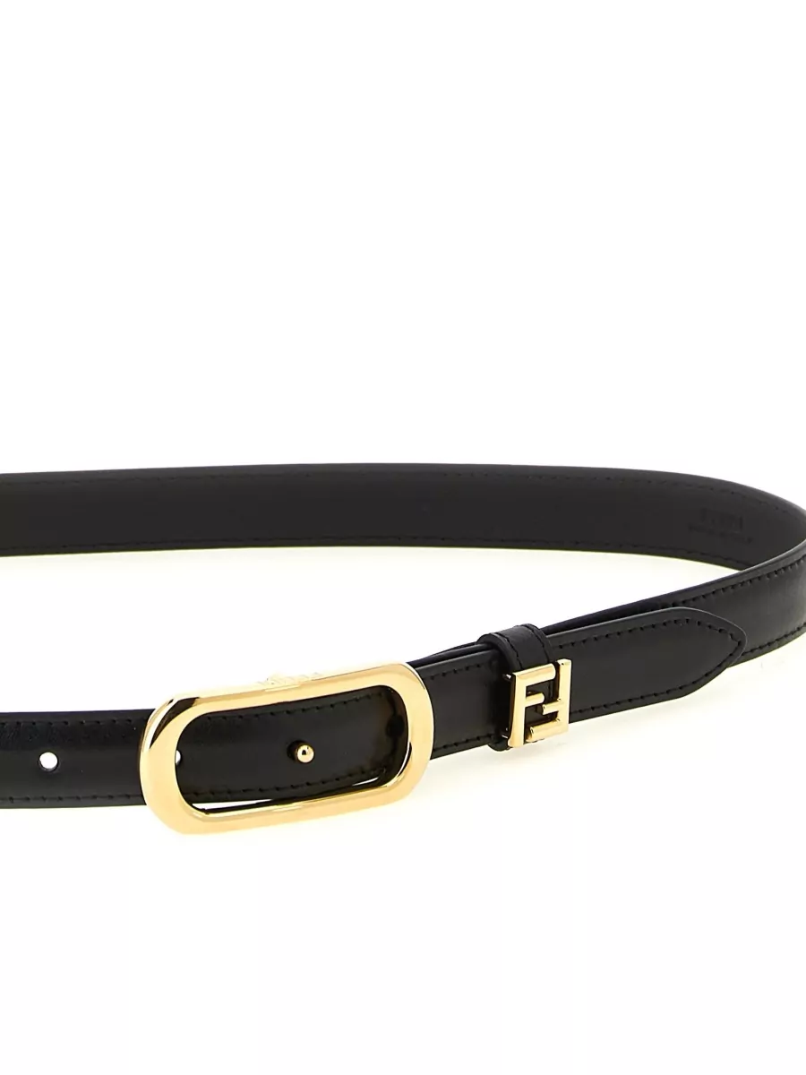 Fendi Leather Thin Belt