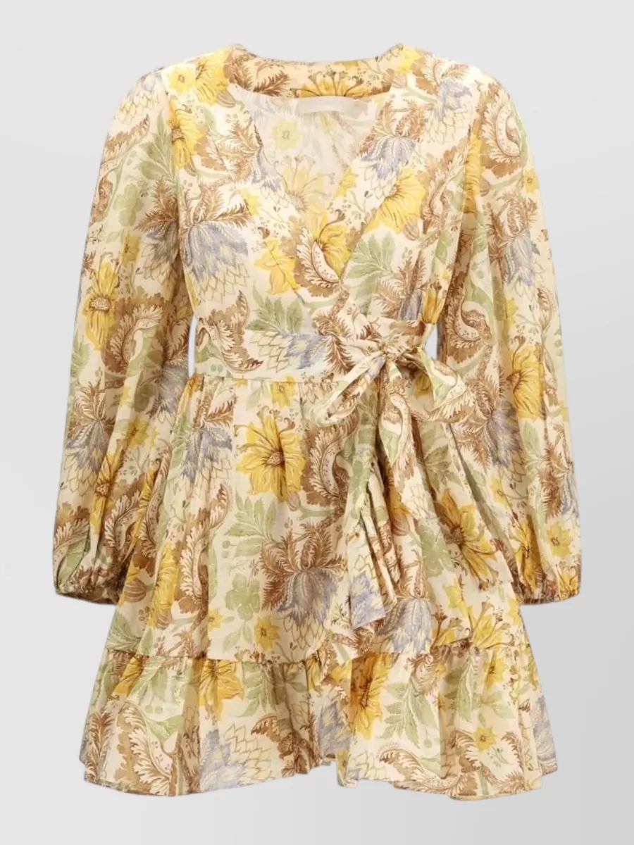 Zimmermann cotton bicolor mini dress