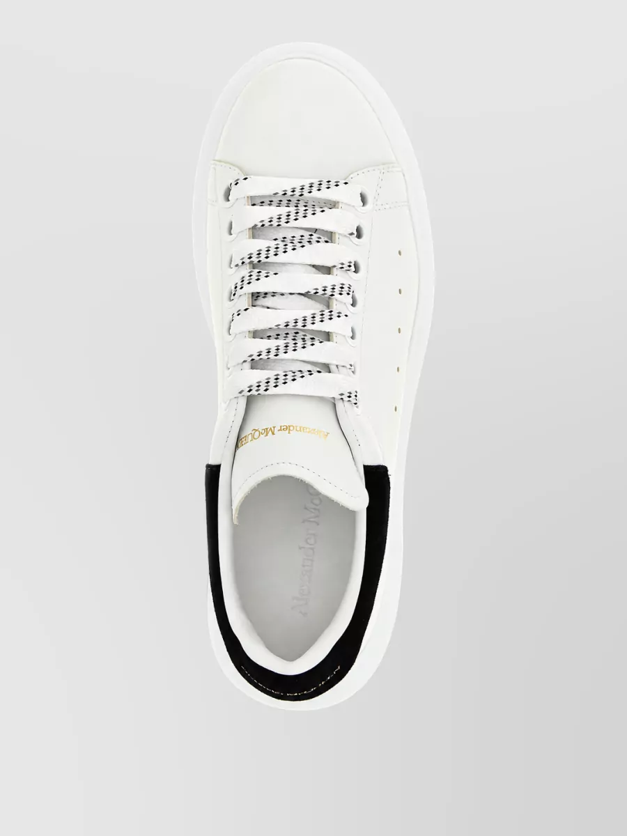 Mc Queen Leather Low-Top Sneakers