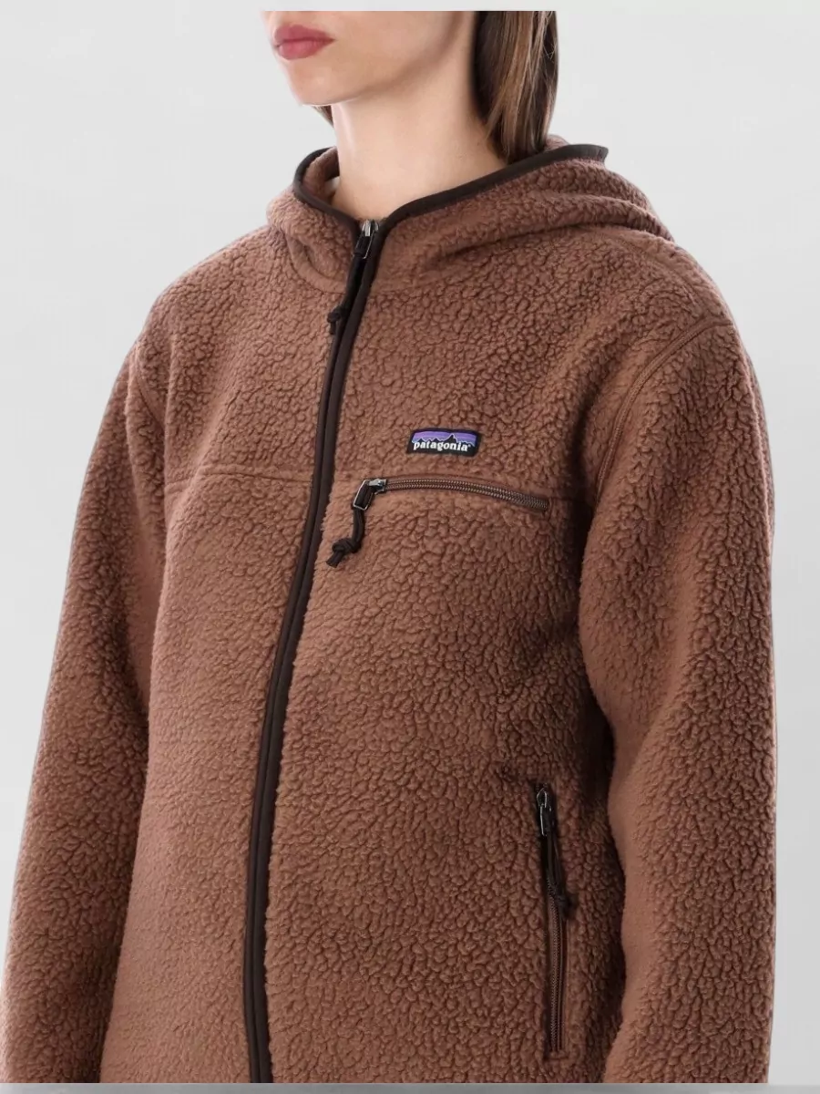 Patagonia Recycled Fleece Hooded Zip-Up Jacket