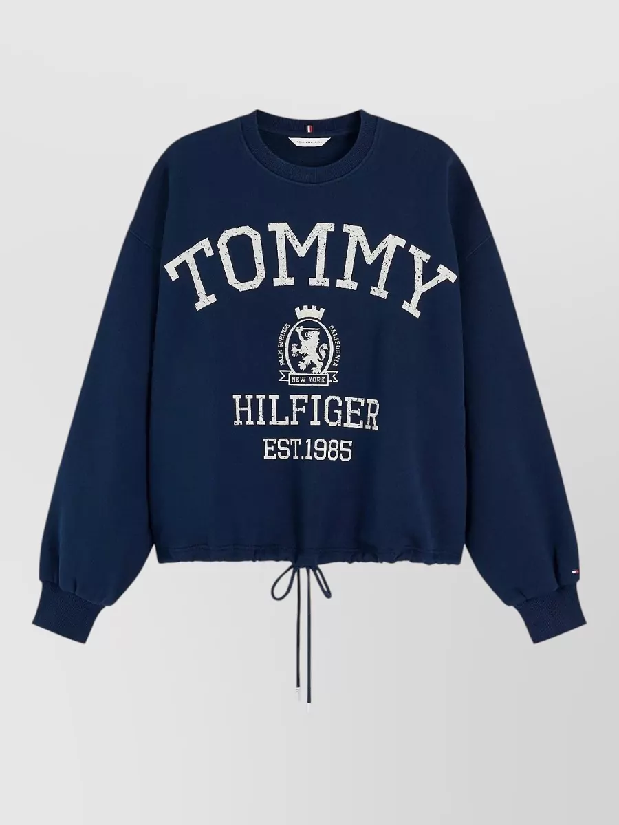 Tommy Hilfiger cotton logo-print sweatshirt