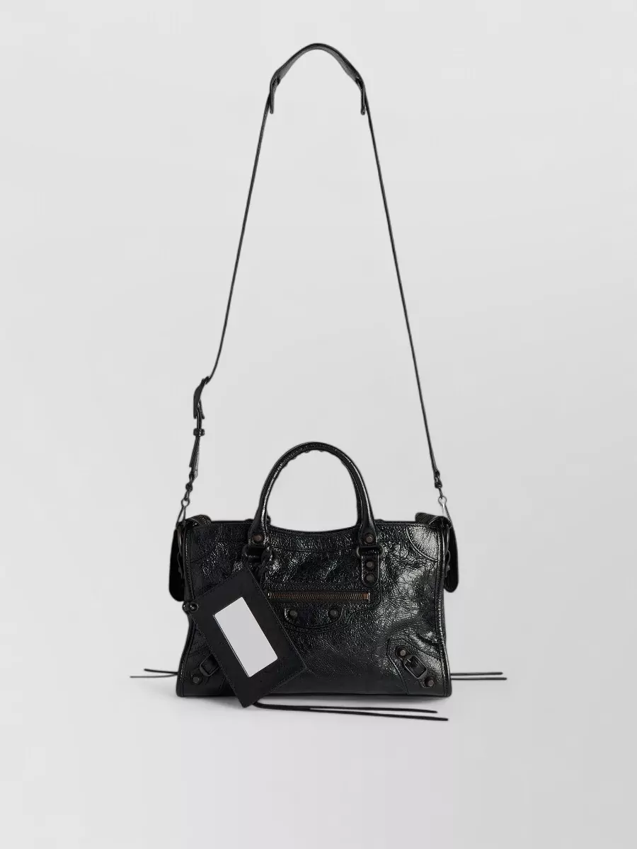 Balenciaga Le City Small Leather Shoulder Bag