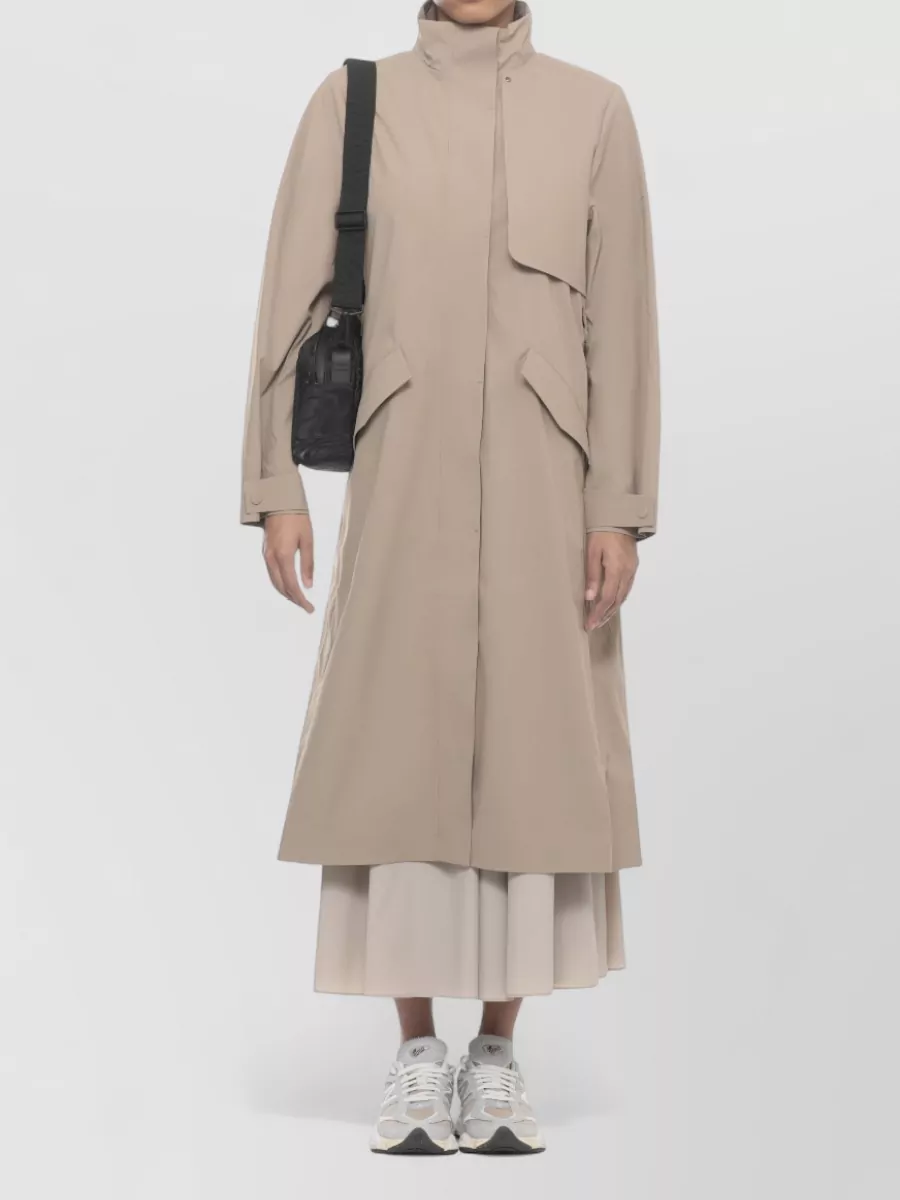 Rains Hooded Belted Waterproof Coat