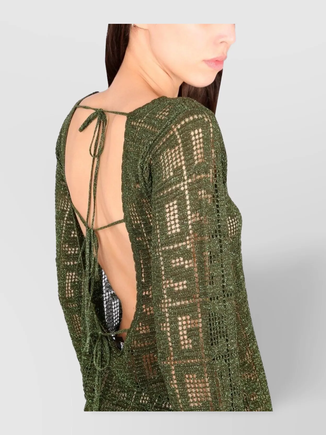 Gcds Monogram Macrame Dress