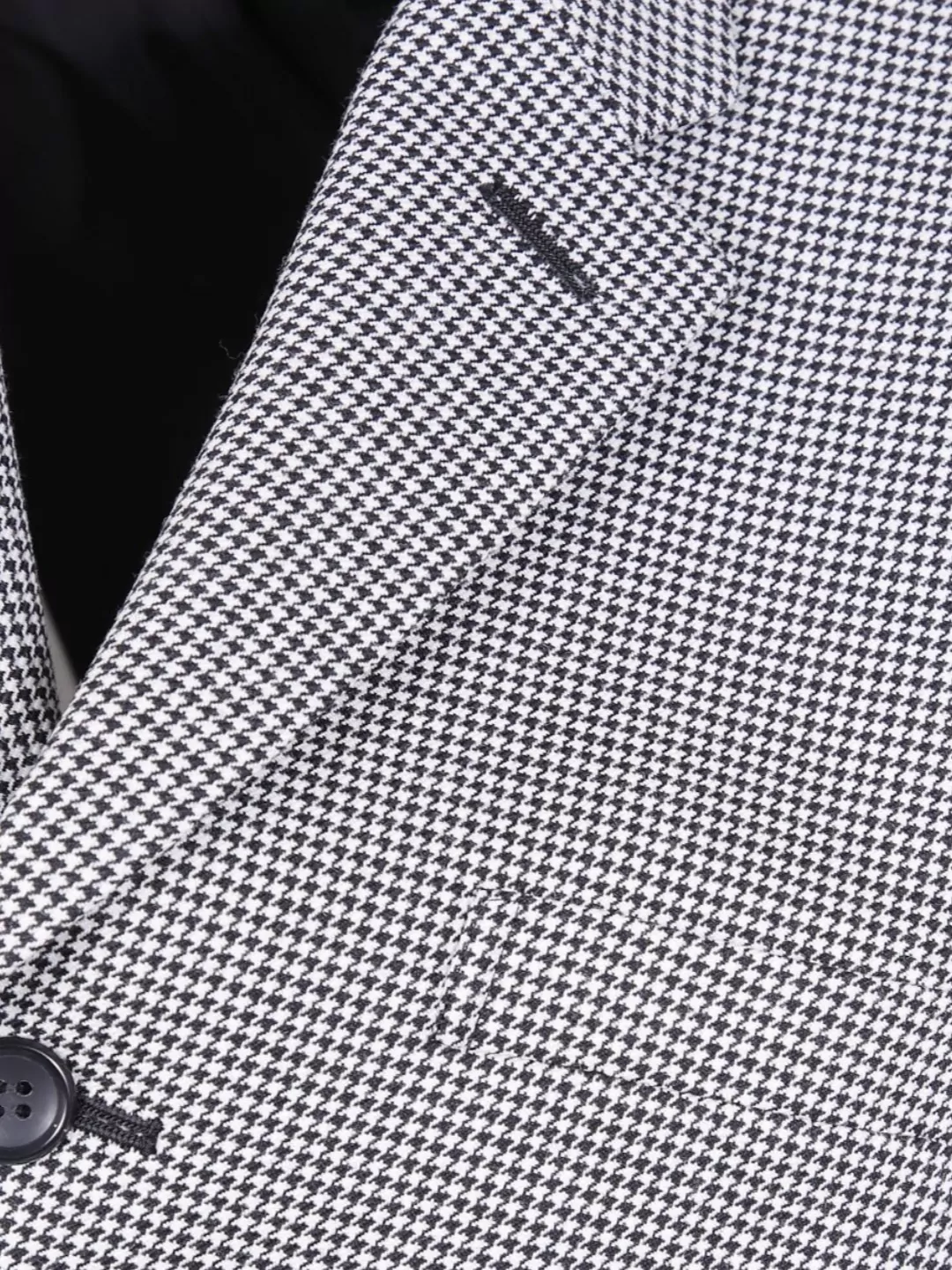 Comme Des Garçons Tailored Houndstooth Cropped Jacket