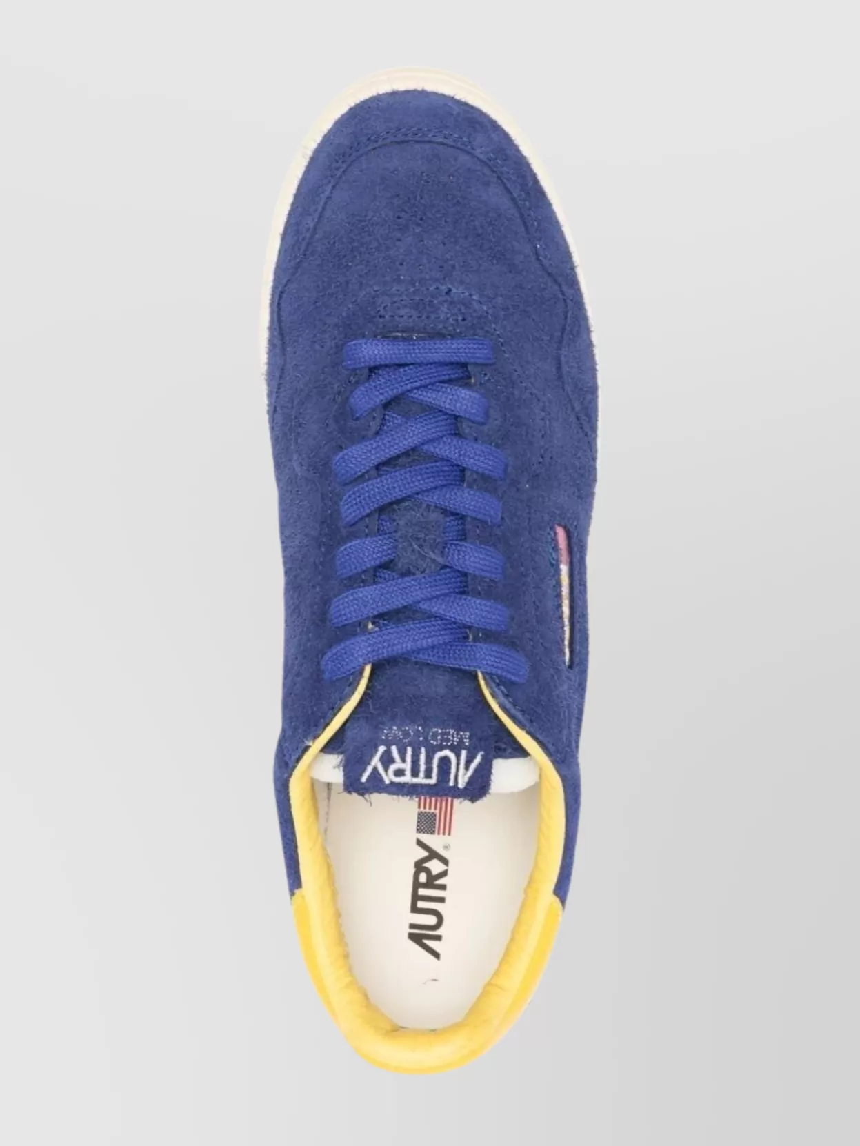 Autry Low Profile Suede Sneakers With Rubber Sole