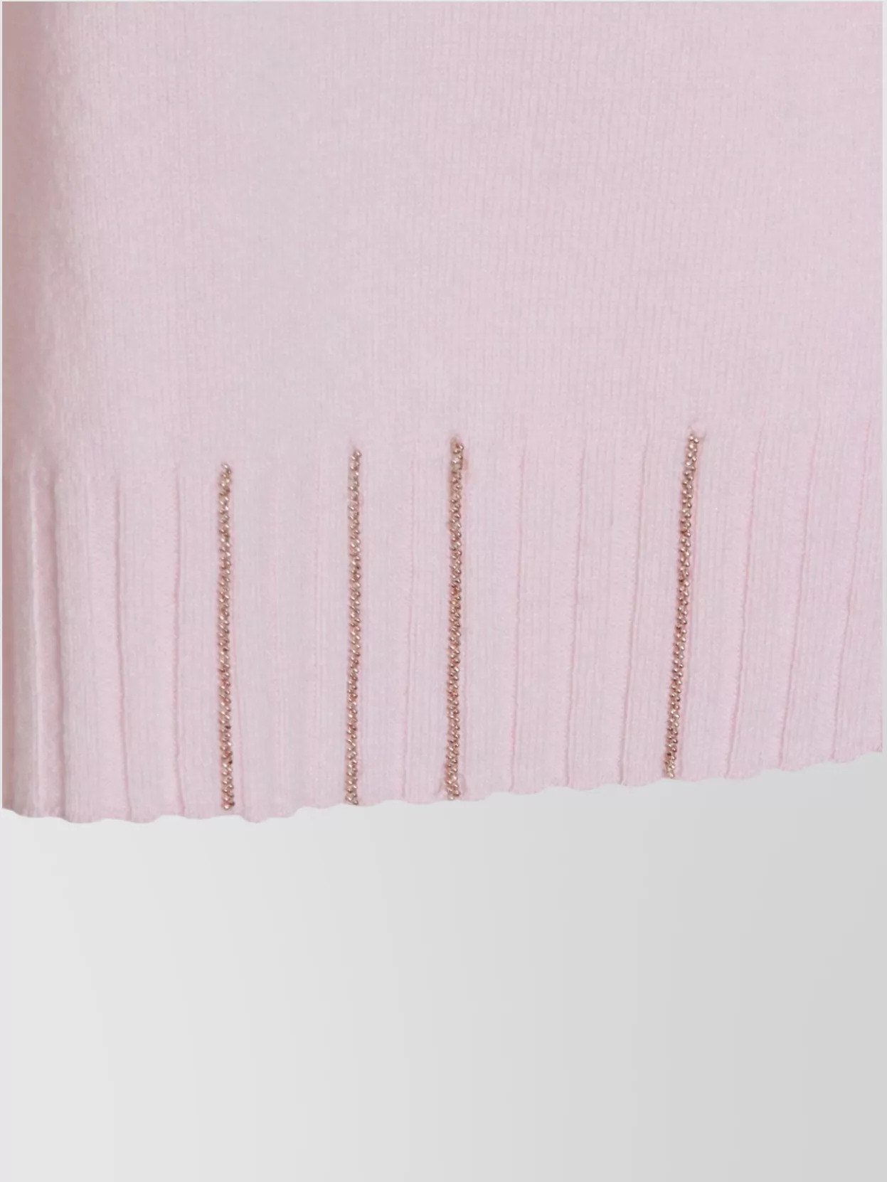 Fabiana Filippi Long Sleeve Crew Neck Knitwear Top