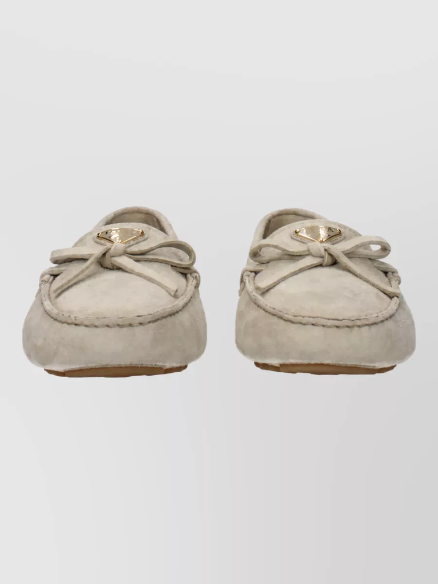 Prada Suede Leather Mules