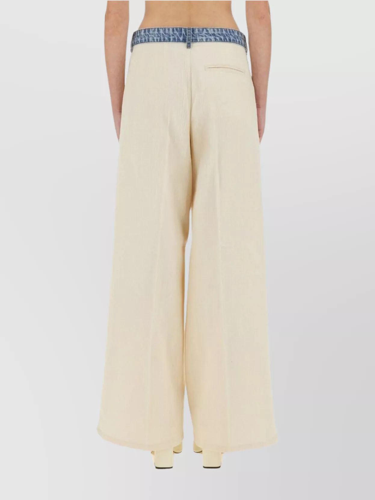 Moschino Urban Wide Fit Pleated Trousers