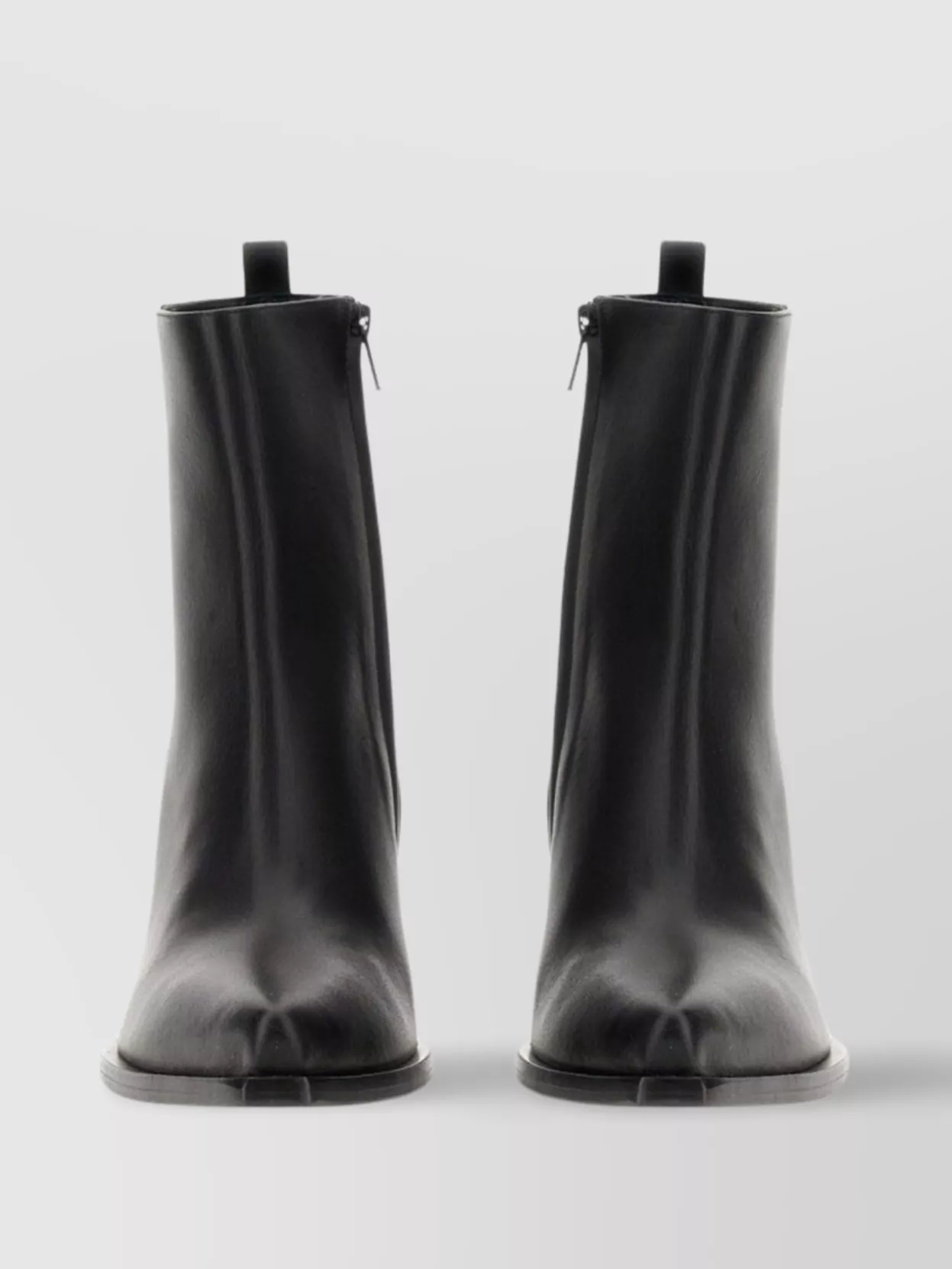 Magda Butrym Leather Block Heel Cowboy Boots