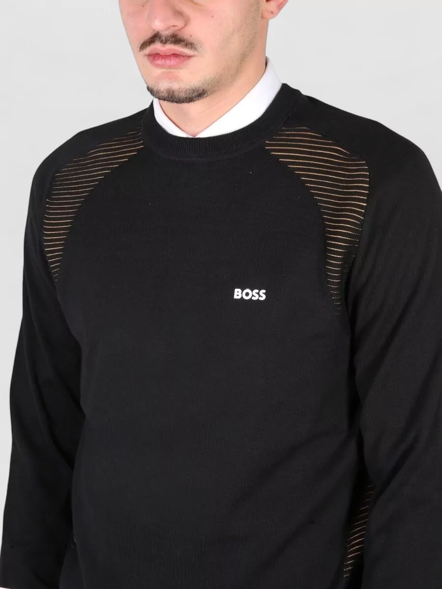 Boss Cotton Logo-Print T-Shirt