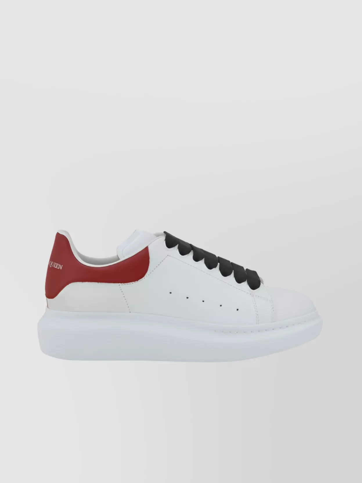 Alexander Mcqueen Perforated Platform Sneakers Logo Tab