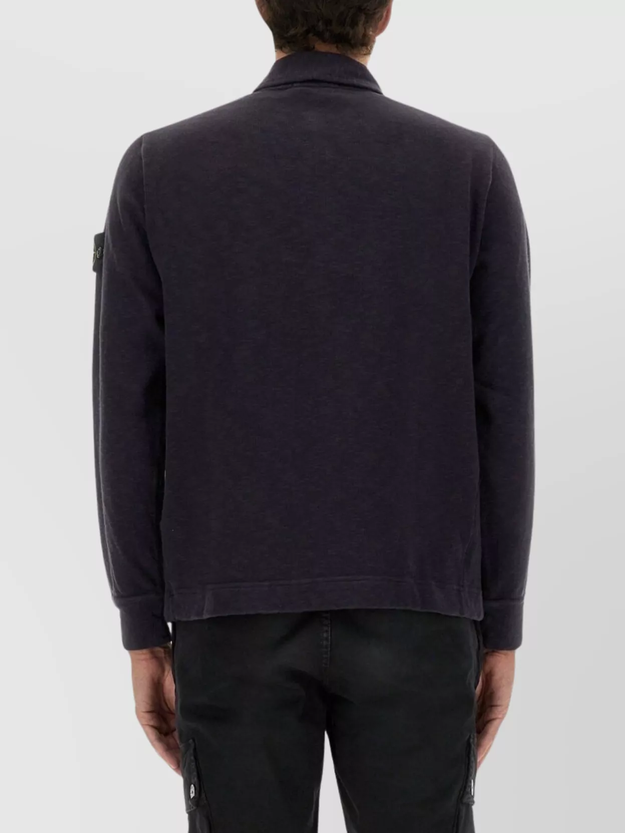 Stone Island Cotton Knit Polo Long Sleeves