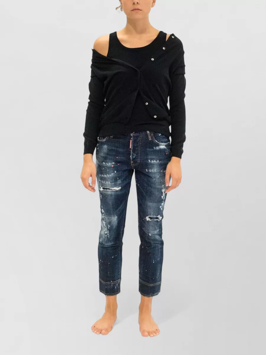 La Rose cashmere tank top