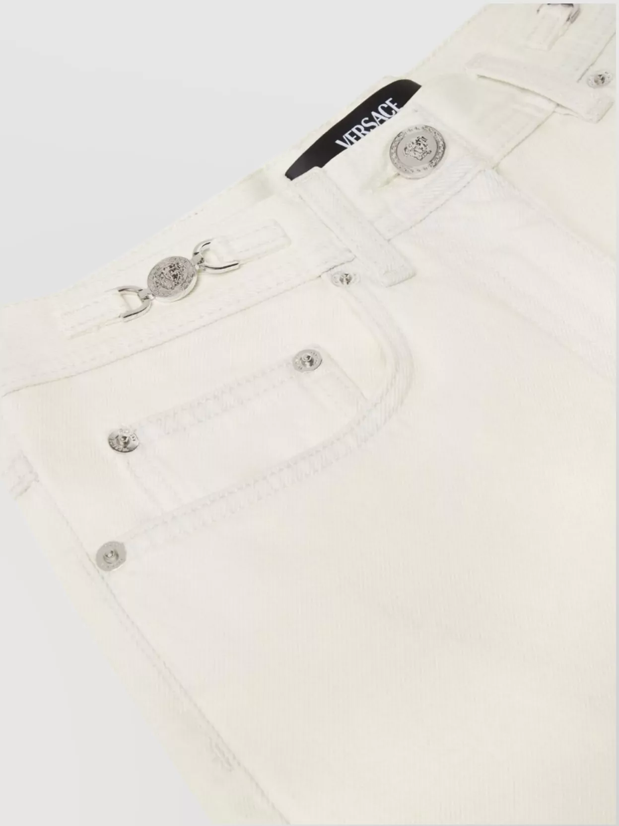 Versace Straight Trousers Belt Loops