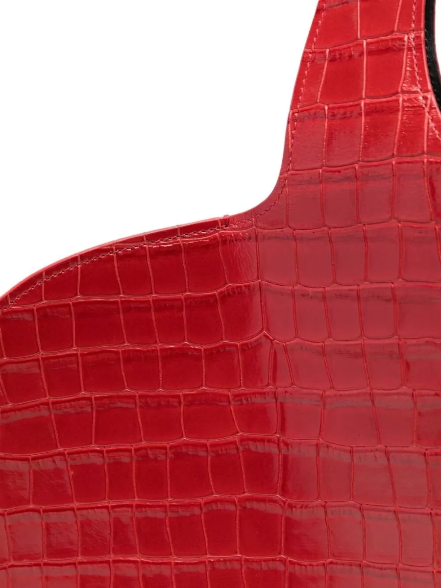 Coperni Heart Leather Tote Bag