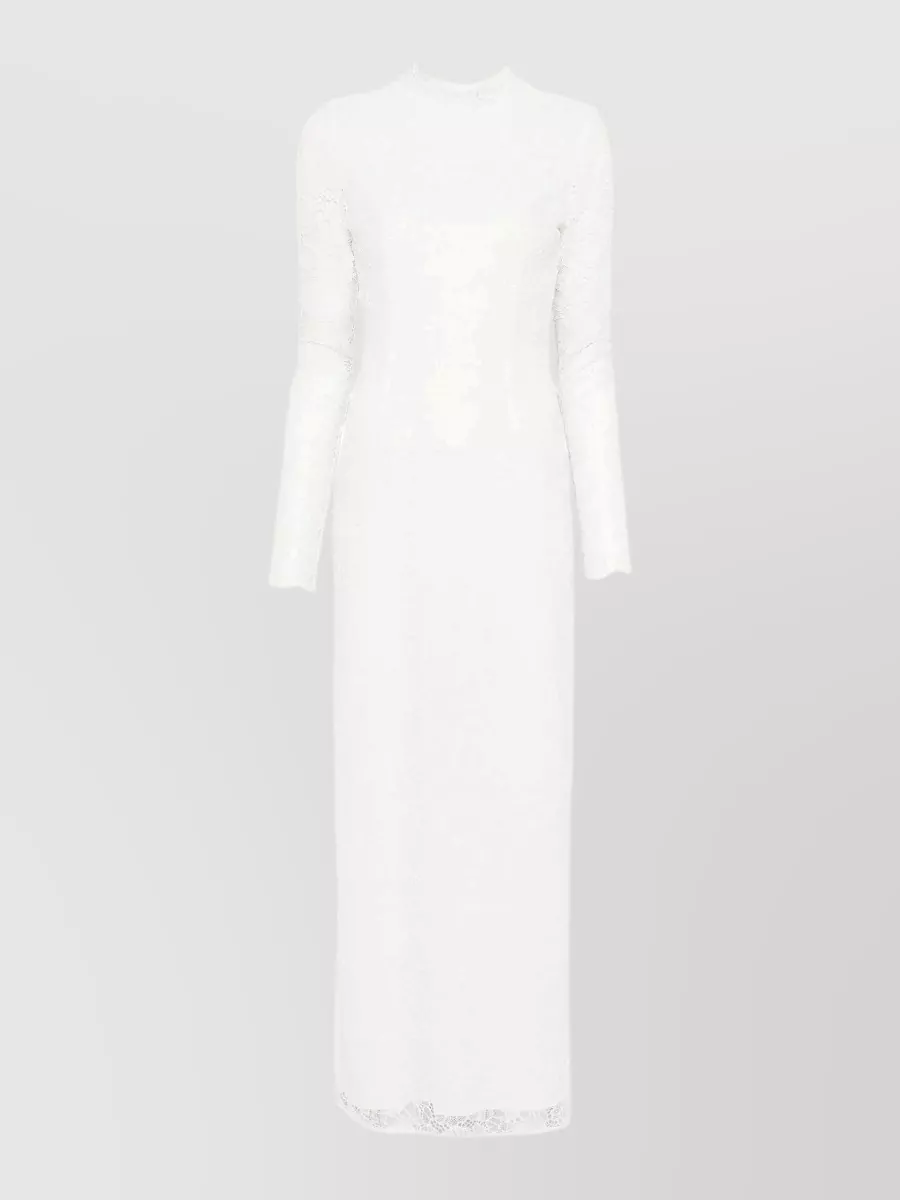 Rotate lace open back maxi dress