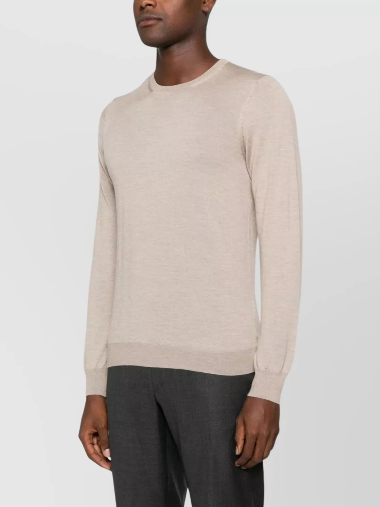Tagliatore Lightweight Fine Knit Crew Neck Sweater