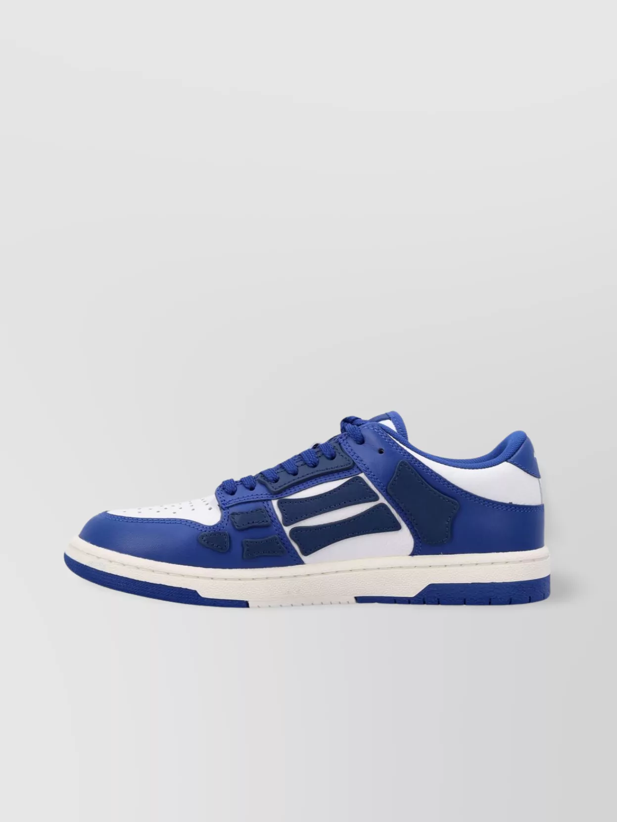 Amiri Low-top Leather Sneakers With Perforated Upper
