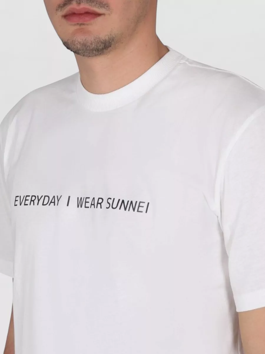 Sunnei Logo-Embossed T-Shirt