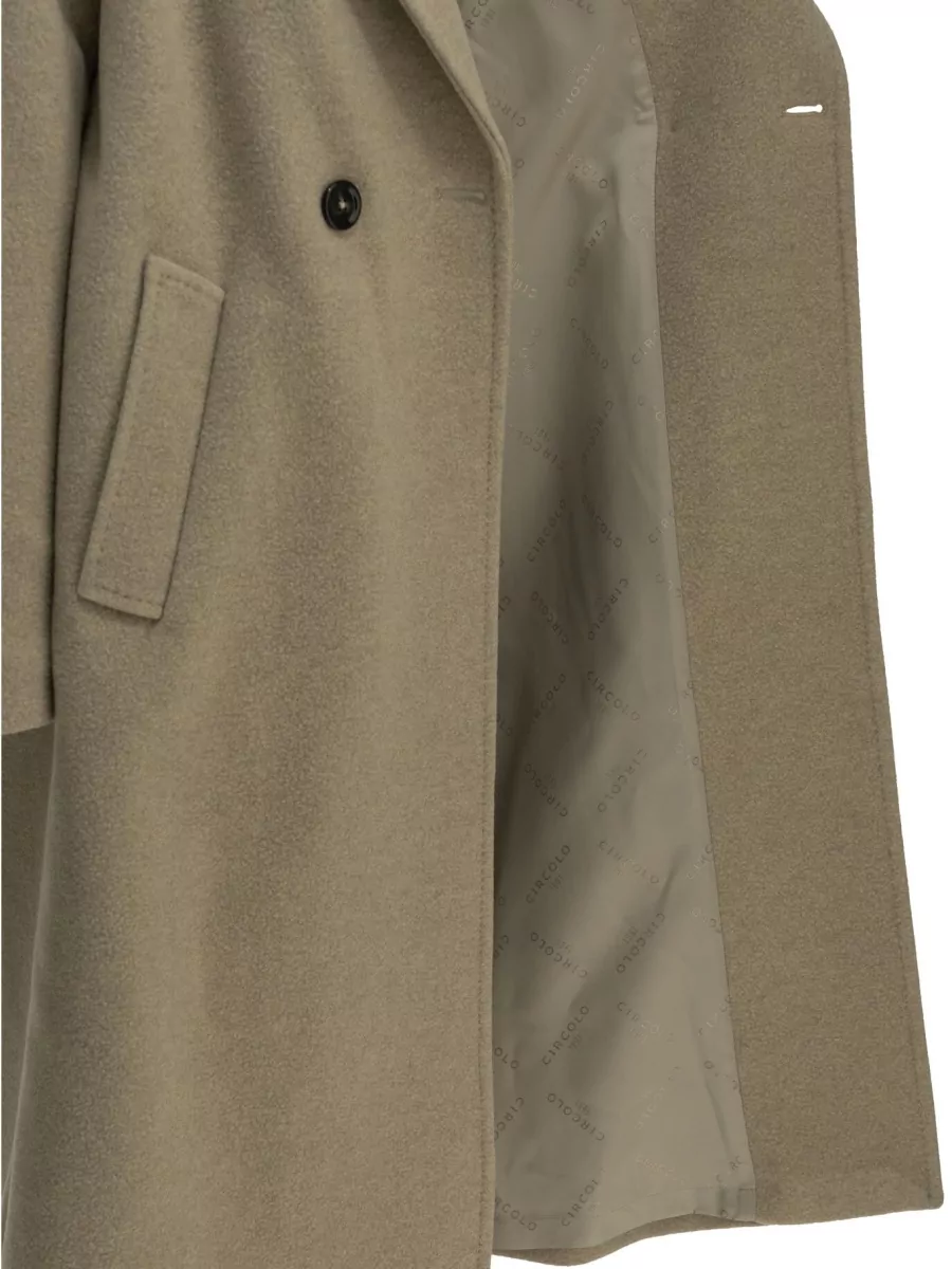 Circolo 1901 Cashmere-Blend Single-Breasted Coat