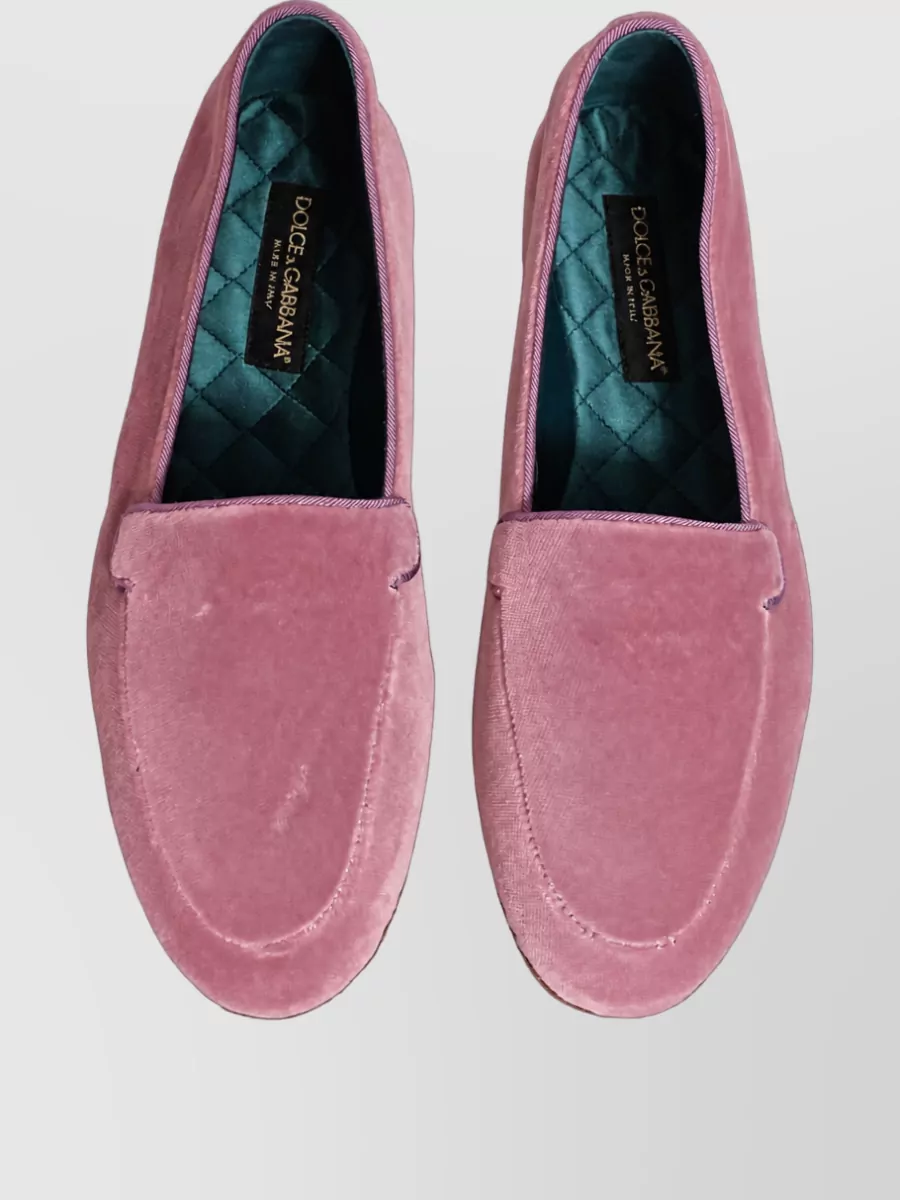 Dolce&Gabbana Velvet Slippers