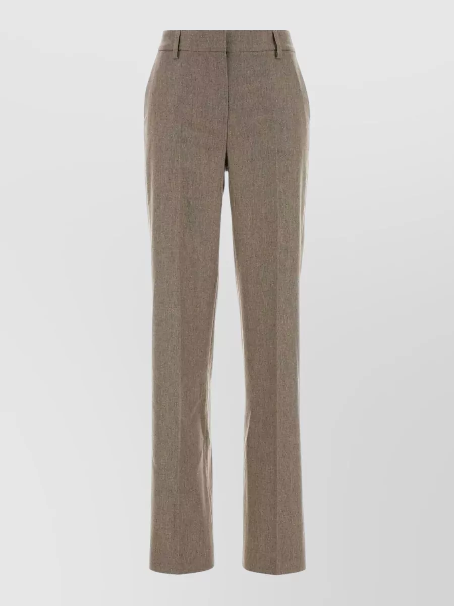 Pt Torino cashmere blend straight-leg suit trousers