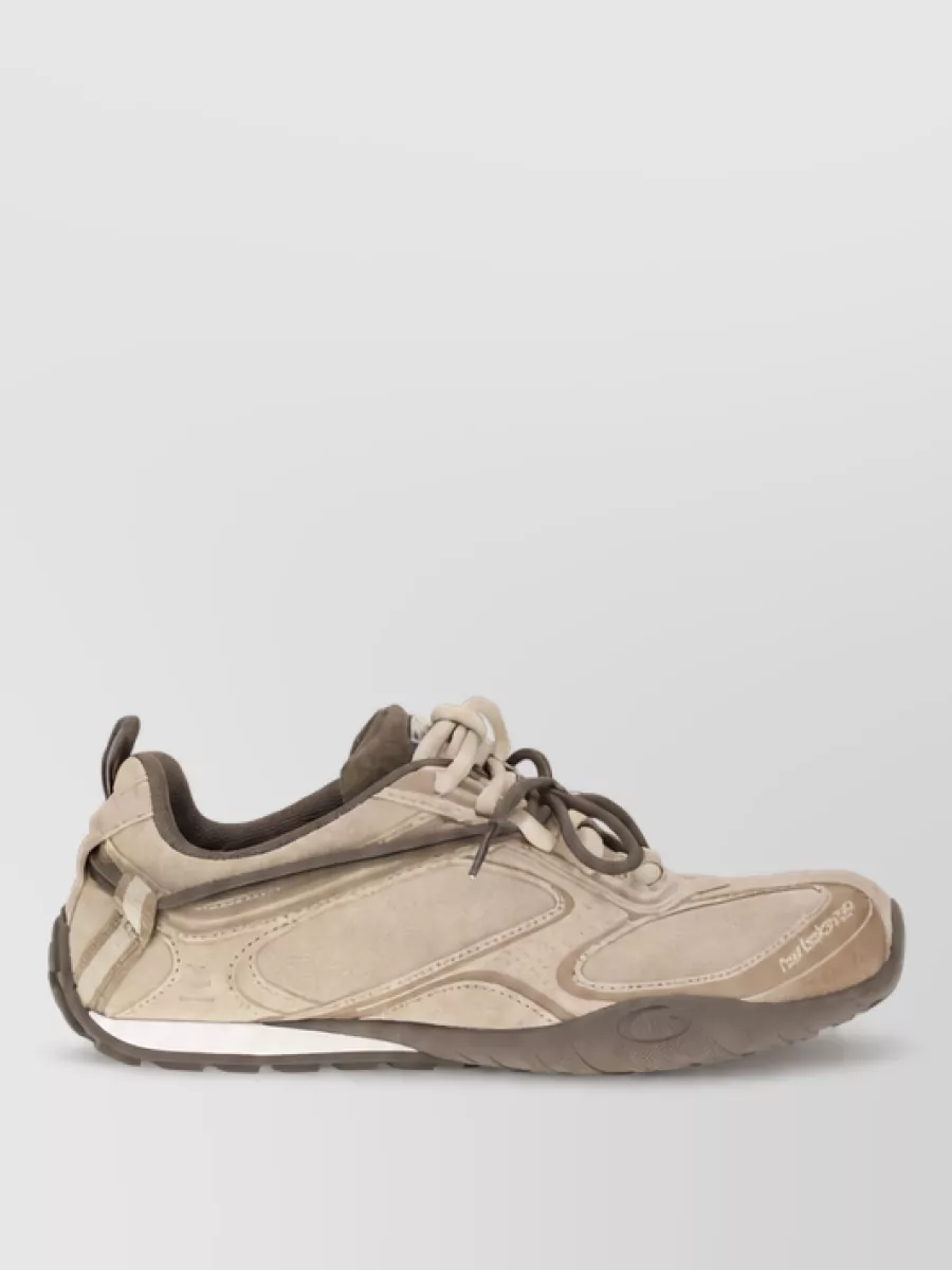 Balenciaga Suede Leather Lace-Up Sneakers