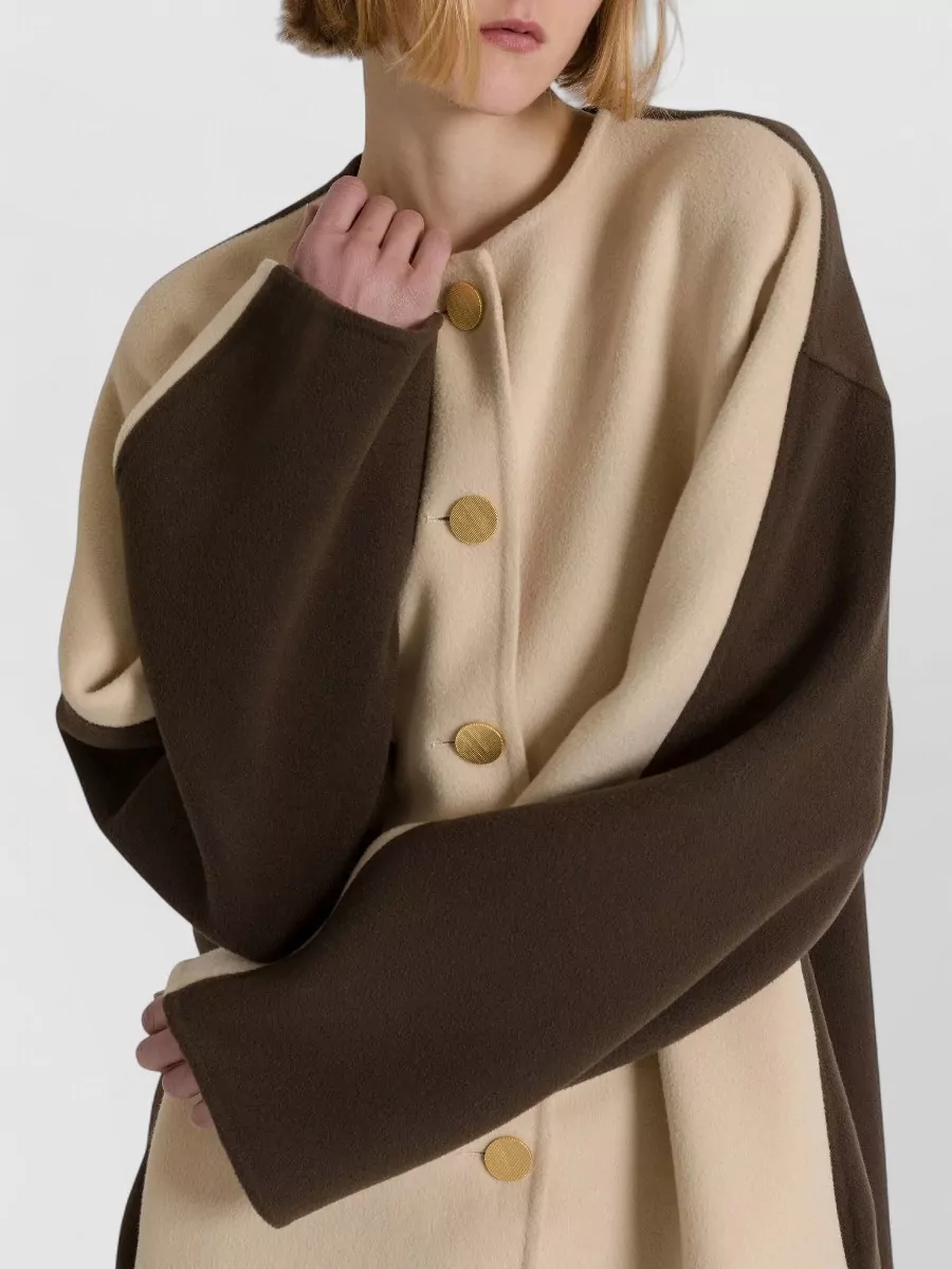 Alberta Ferretti Wool Cashmere Oversized Coat