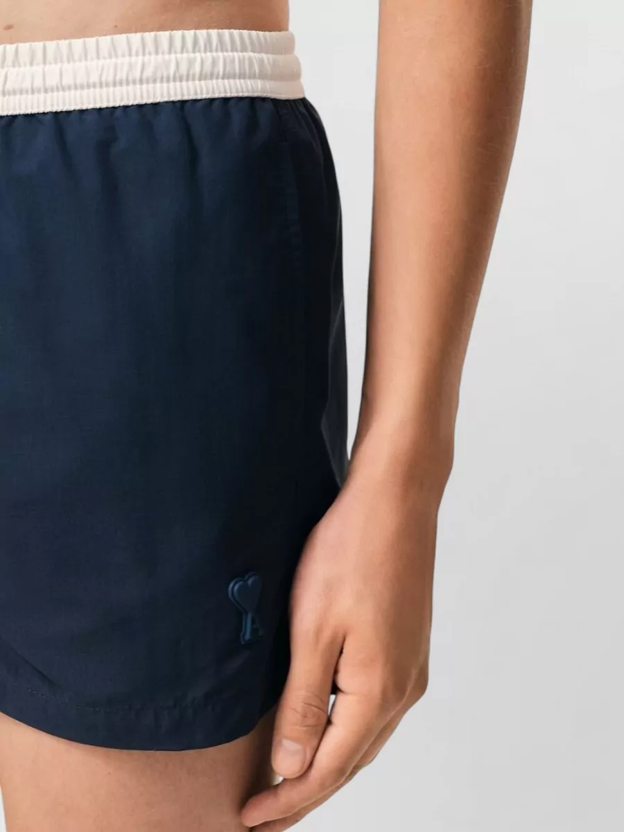 Ami Paris Bicolor Swim Shorts