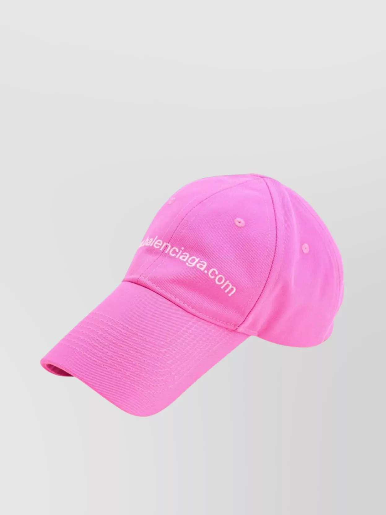 Balenciaga Curved Brim Embroidered Drill Hat