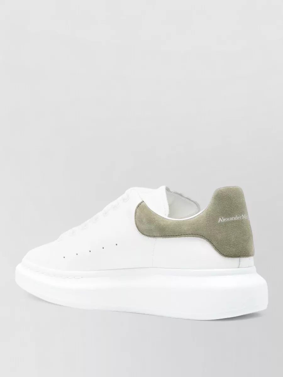 Alexander Mcqueen Low Sneakers Contrasting Heel Rubber Sole