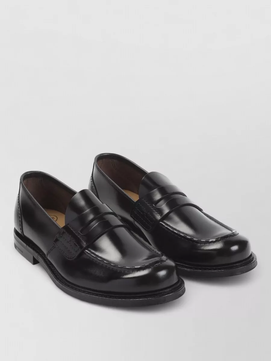 Church's leather loafers