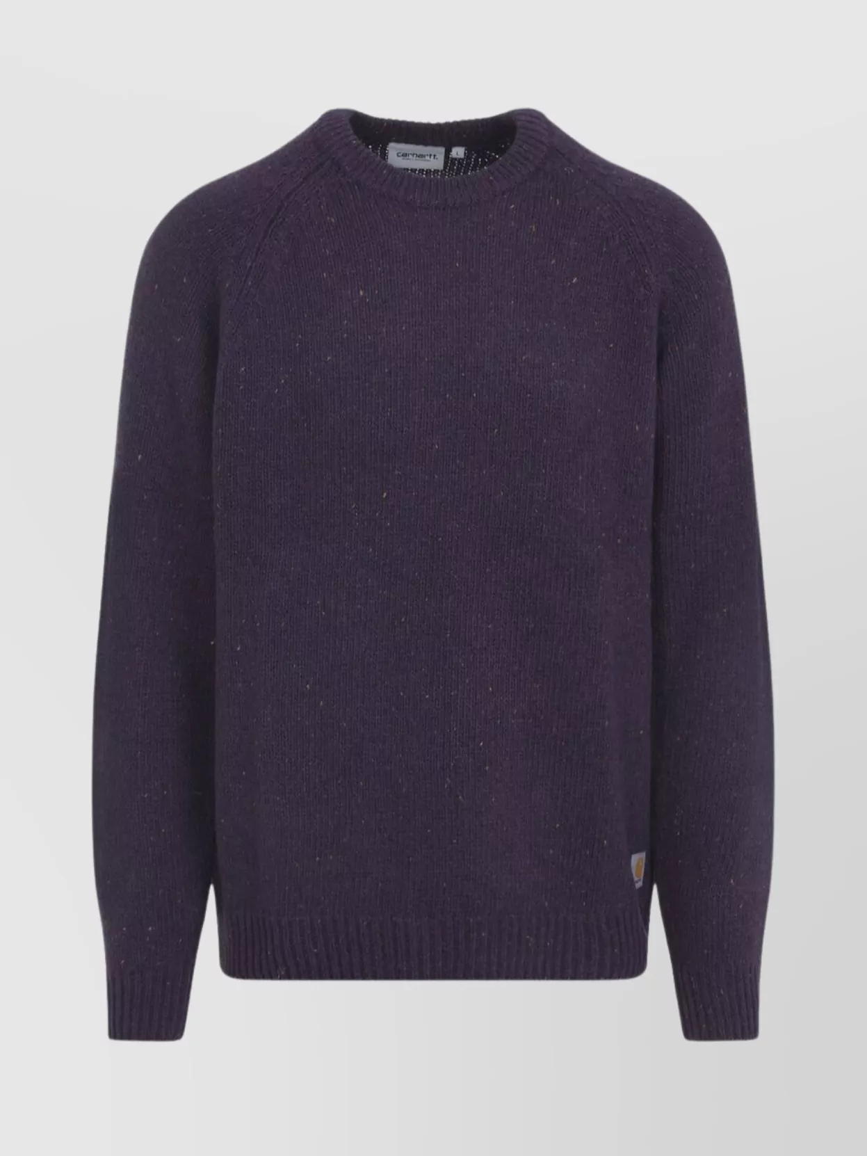 Carhartt Ribbed Cuff Knit Sweater With Hem Detail In Blue