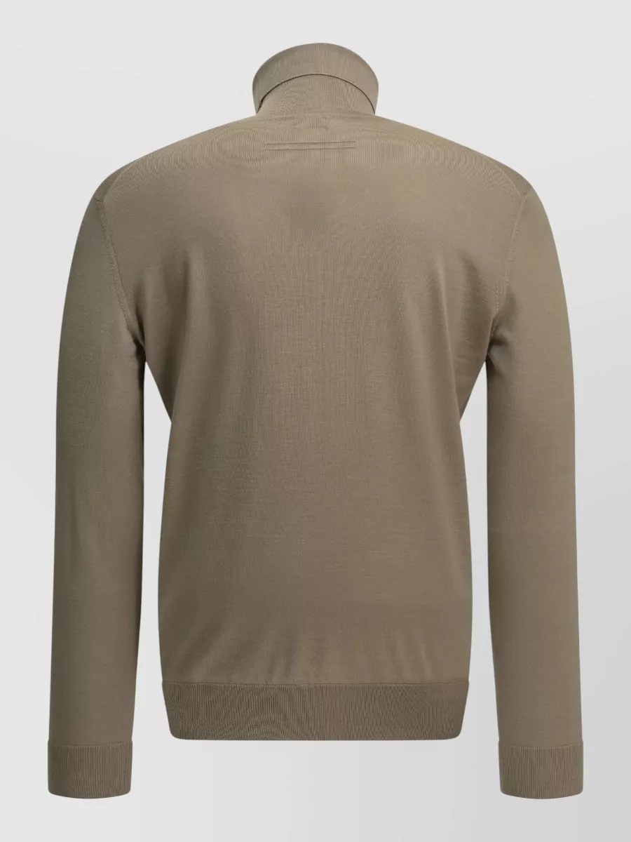 Zegna Cashmere Silk Turtleneck Sweater
