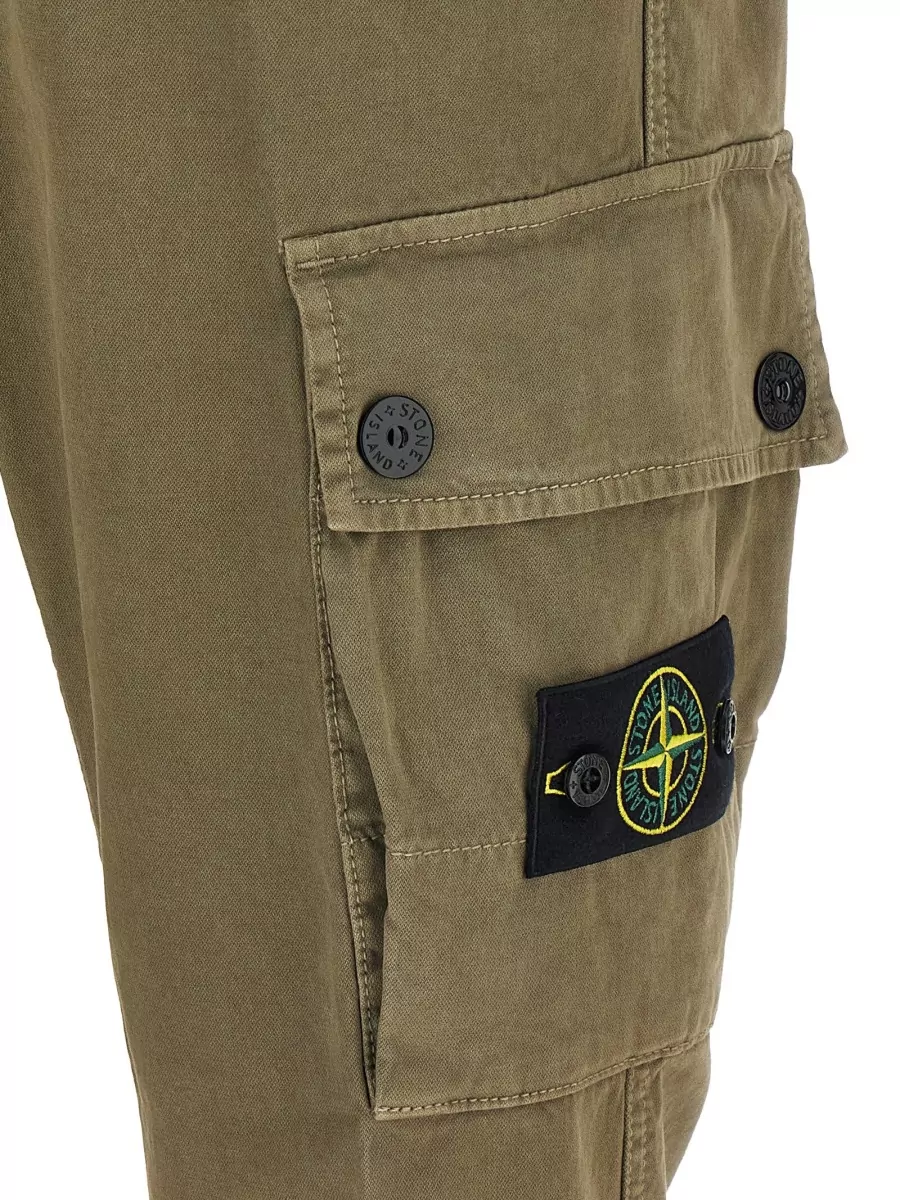 Stone Island Cotton Cargo Pants