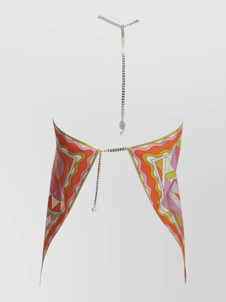 Pucci Silk Halterneck Blouse