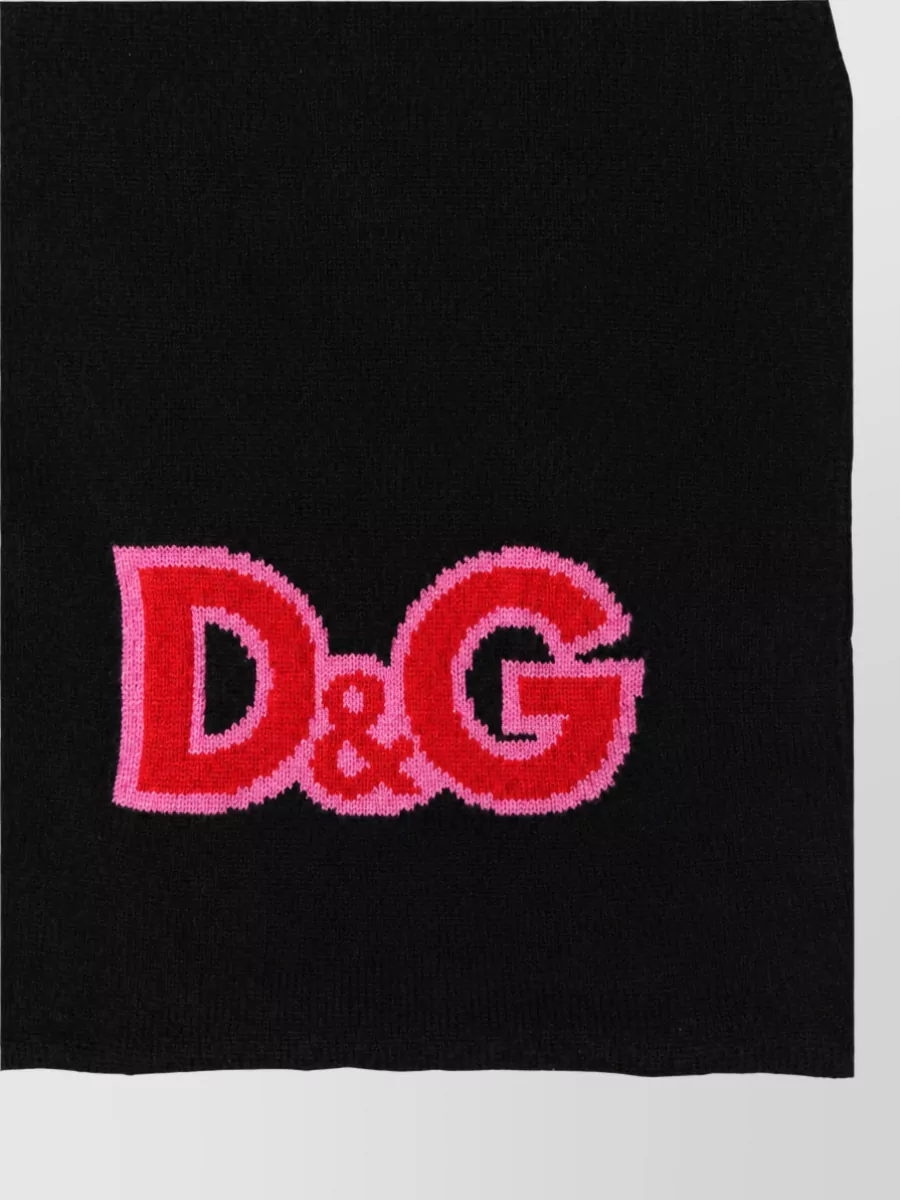 Dolce&Gabbana Cashmere Knitted Shawl Scarf