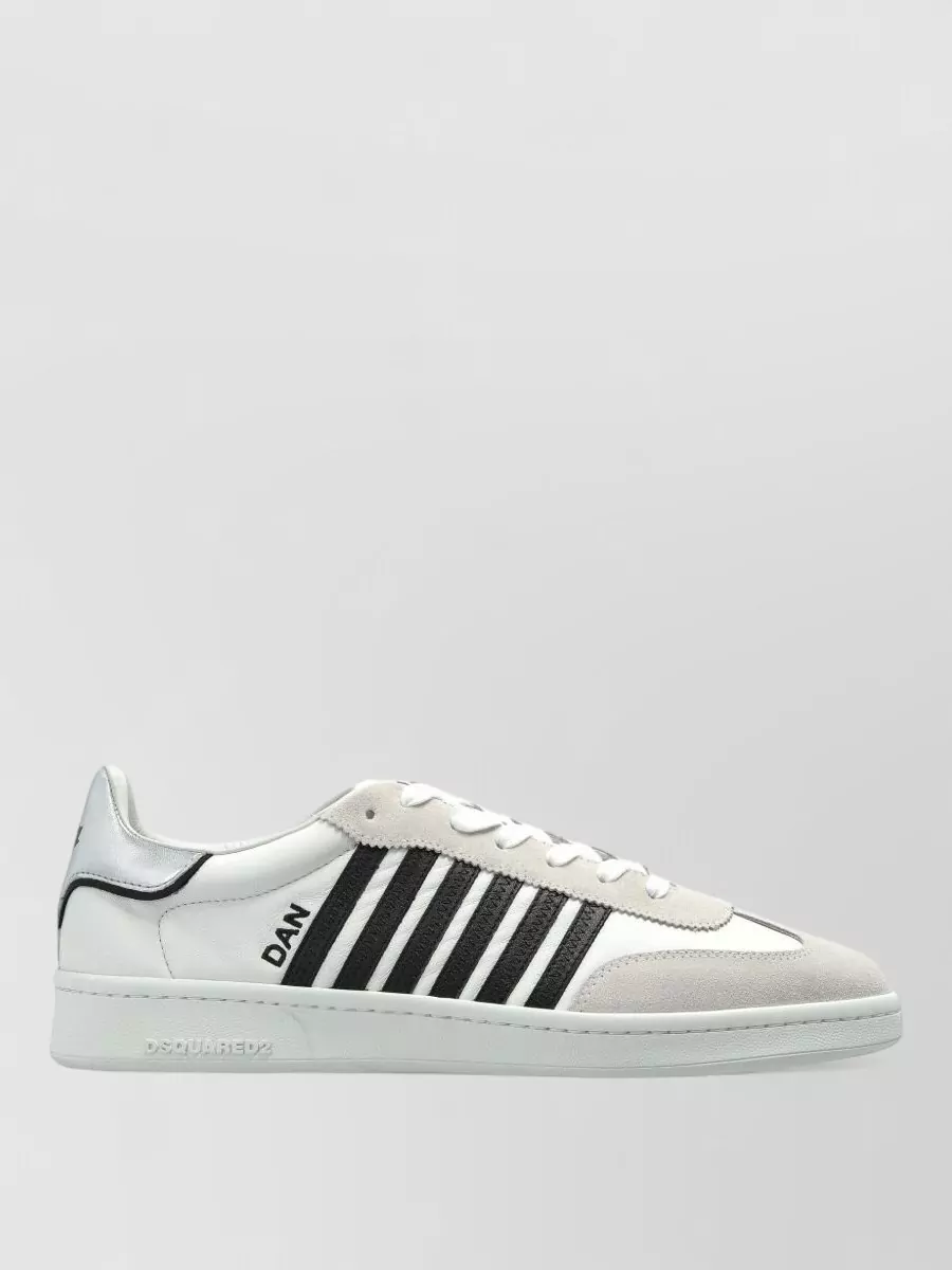 Dsquared2 Leather Low-Top Sneakers
