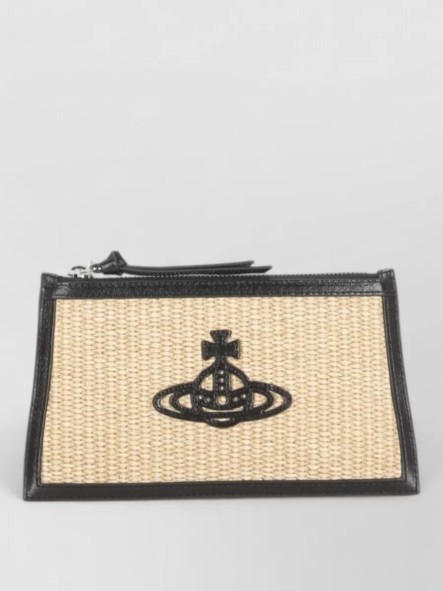 Vivienne Westwood Flat Small Intrecciata Clutch Bag