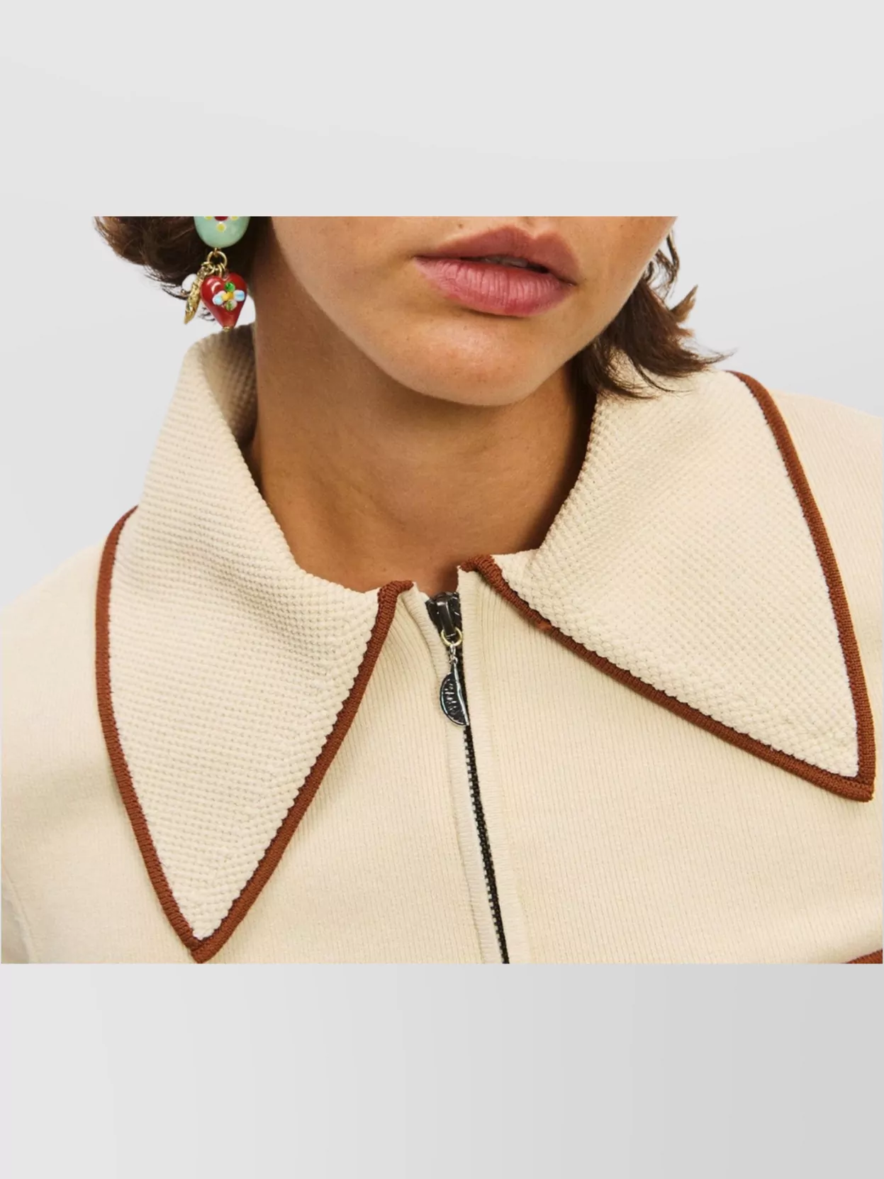 Alemais Heart And Pearl Drop Earrings In Gold