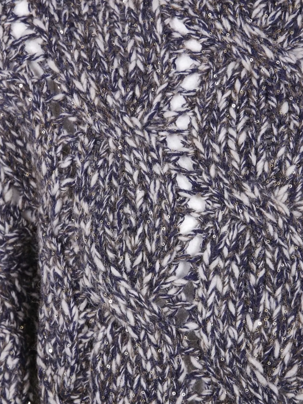 Brunello Cucinelli High Neck Textured Knit Sweater In Multi
