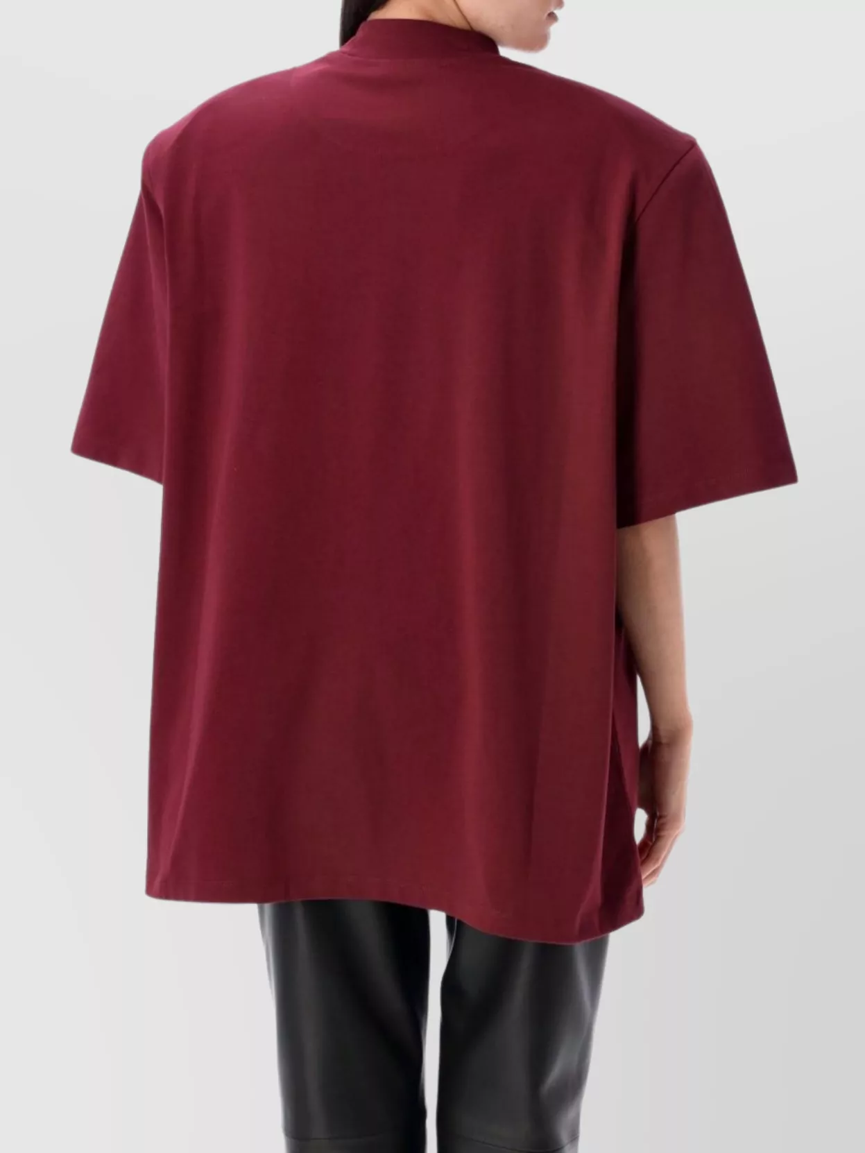 The Attico Modern Mock Neck T-Shirt