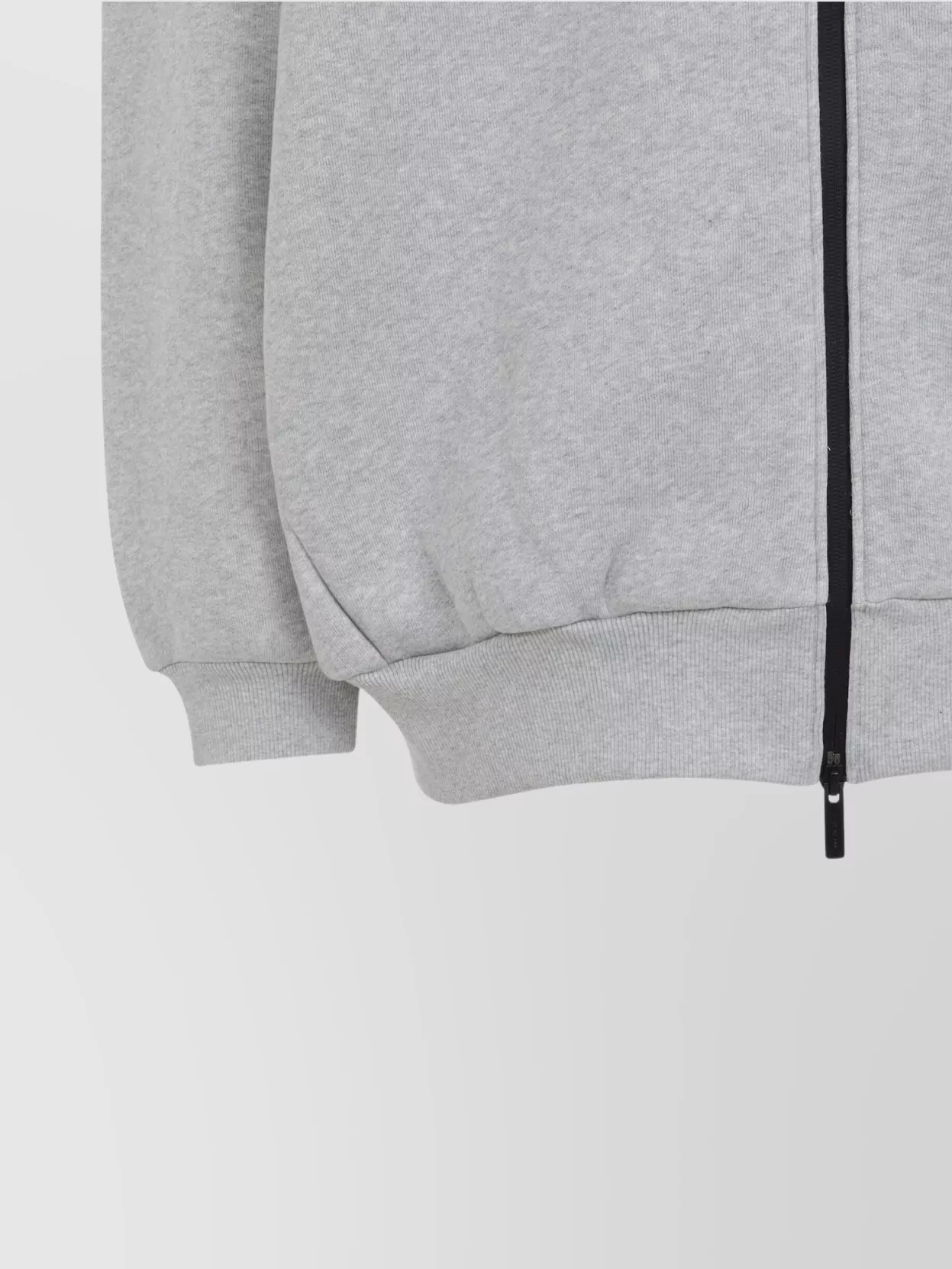 Fear Of God Grey Cotton Blend Zip Hoodie